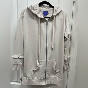 Seraphine Cream Hooded Jacket